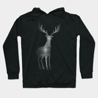 Deer Hexagon Abstract Hoodie